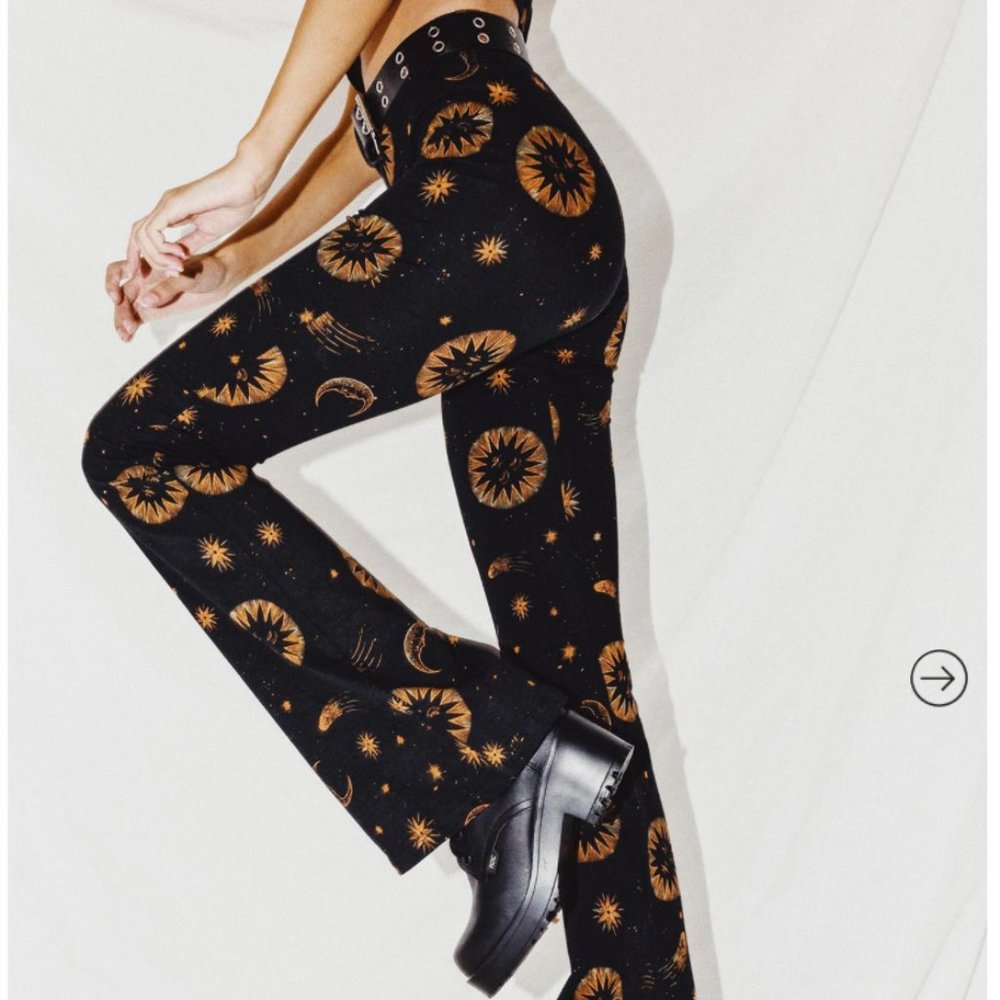 Motel Jeevan Pants Celestial Black